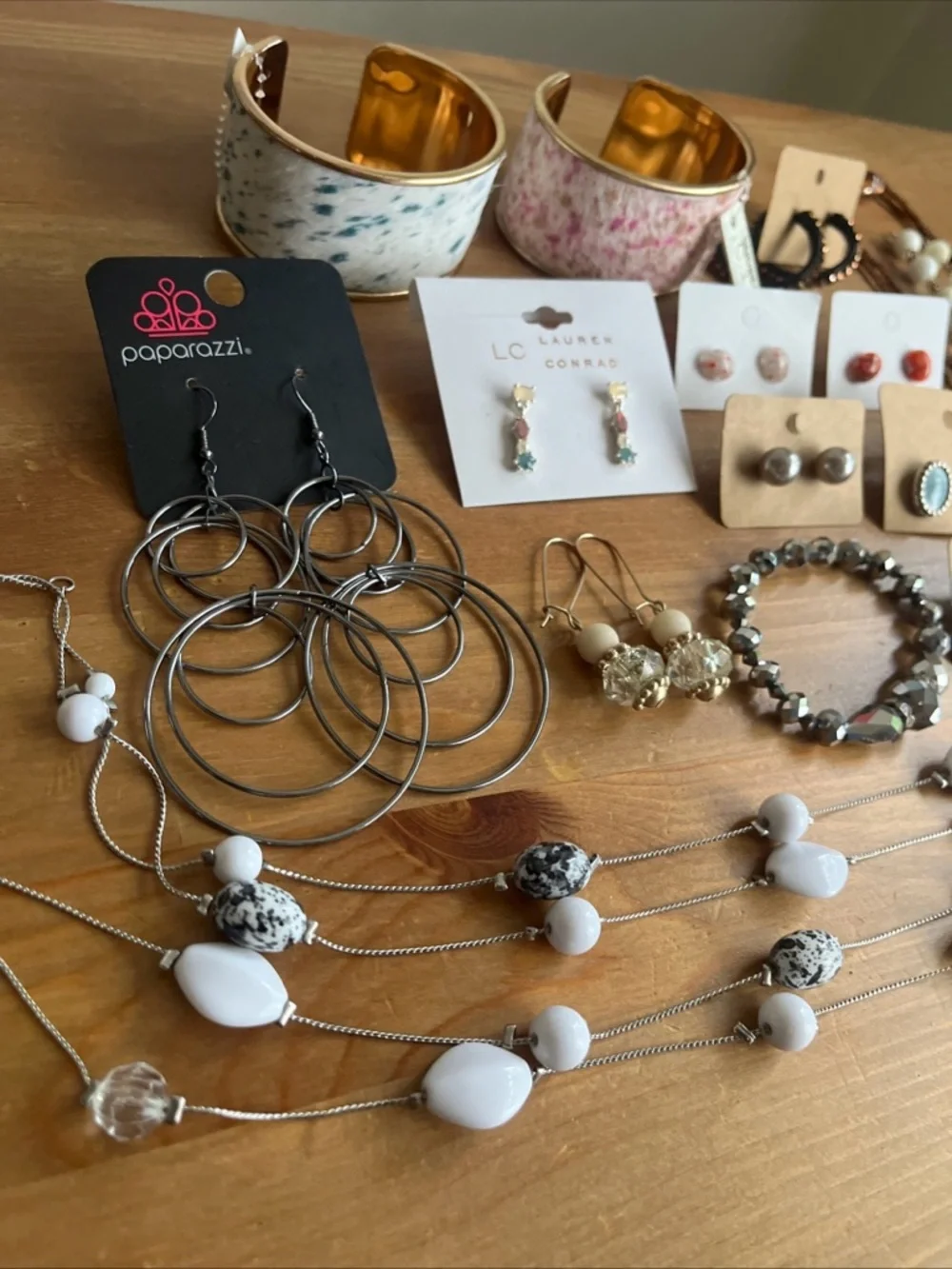 Mixed Jewelry bundle lot earrings, bracelet, necklace please read notes - Picture 2 of 8